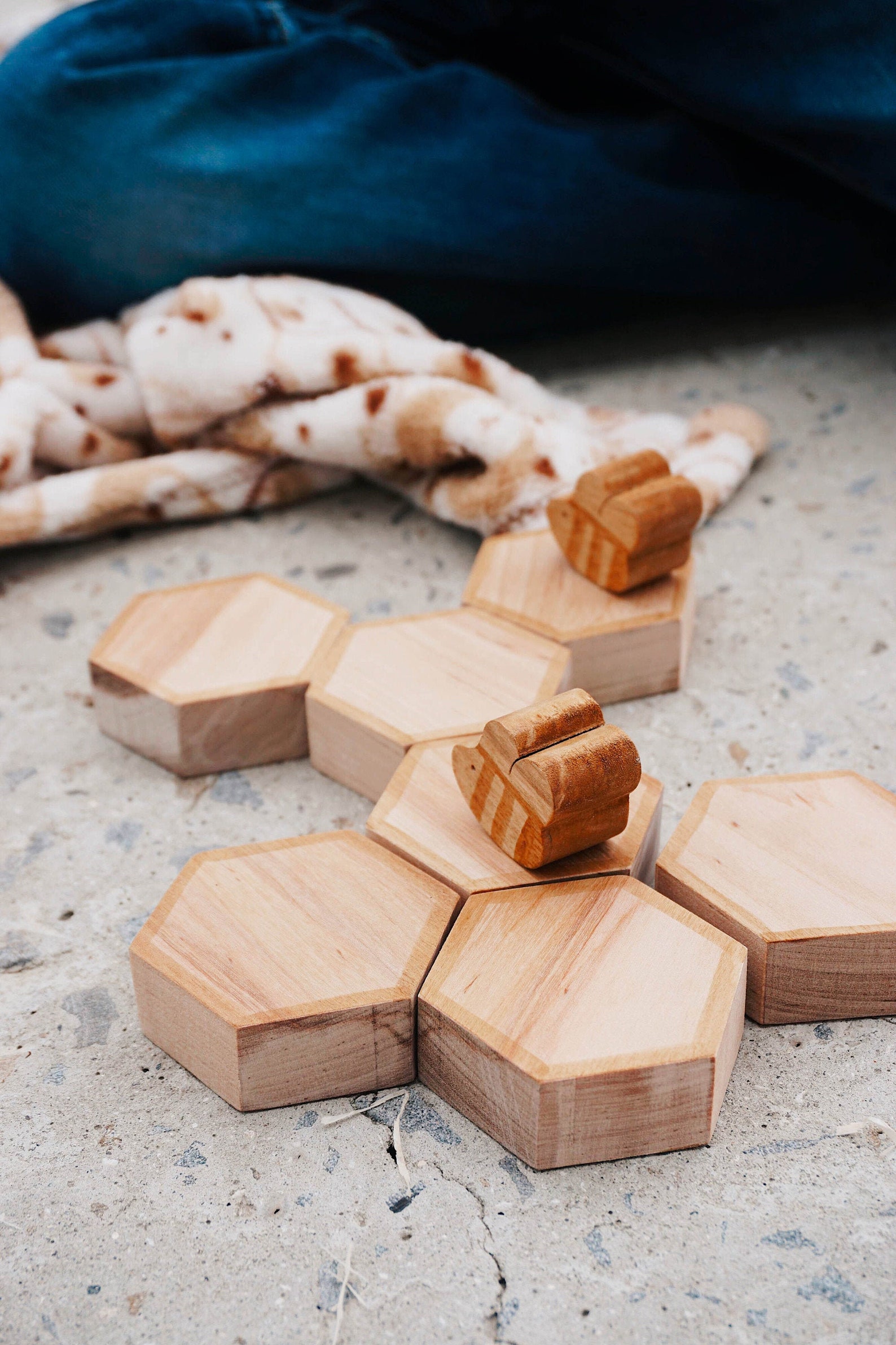 Wooden bee and puzzle Personalized stacking toy Etsy