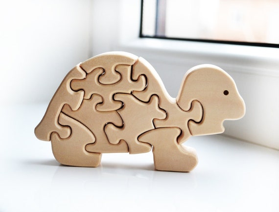 wooden puzzle animals