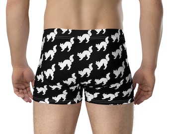 Boxer Briefs Baumwolle, Elasthan, Komfort, sportlich, Boxershorts, unterstützend, Stretch, Bund, Badehose und feuchtigkeitstransportierend.