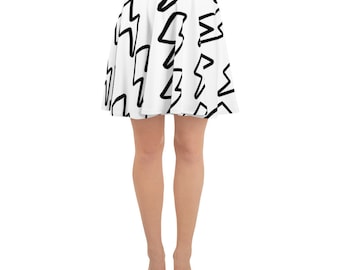 Clear Thunder Skater Rock: Ausgestellte Silhouette, elastischer Bund