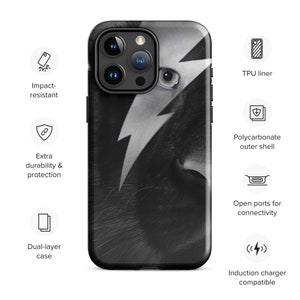 Tiger Rebel Tough Case for iPhone, Protective Phone Case, Tiger Lover Gift, Animal Print Cover