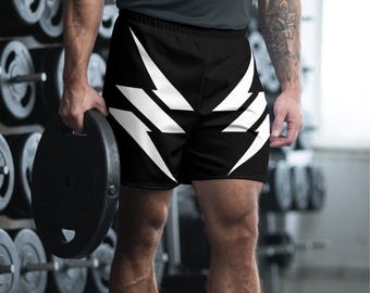 Sportliche, lange Shorts mit durchgehendem Print: Recyceltes Polyester, UPF50+