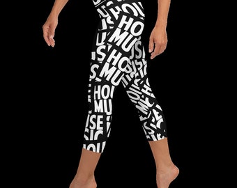 House Music Capri Leggings: Sportliche Sporthose