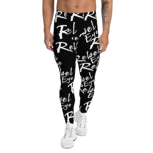 Leggings para hombre, pantalones deportivos elásticos, medias de entrenamiento de gimnasio, pantalones de compresión, ropa activa para hombres, leggings elegantes para hombre, mallas para correr