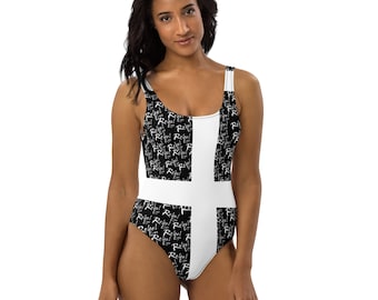Rebel Eye Badeanzug, Schwarzer Monokini, Damen Badeanzug, Sexy Bademode, Bademode, Sommermode