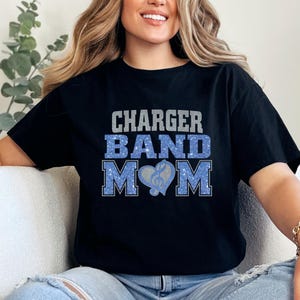 Glitter Band Mom T-Shirt, Marching Band T-Shirt, Band Mom Tee, Band Mom Gift, High School Marching Band Shirt, Gifts for Her
