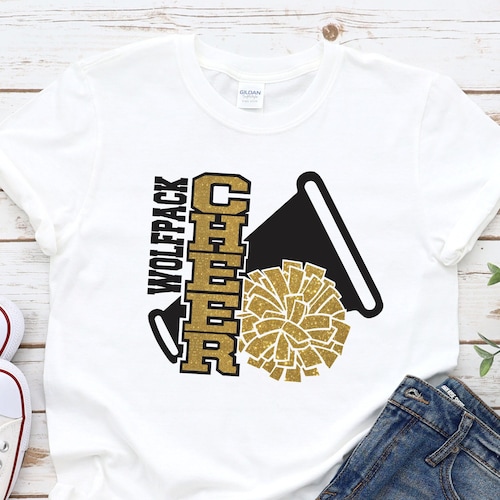 Custom Cheer Team Shirts Personalized Cheerleading Shirt Etsy