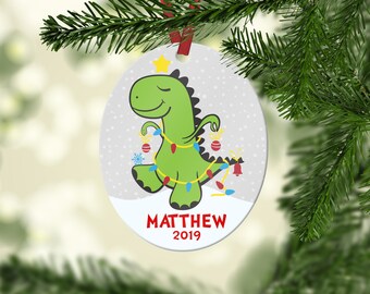Personalized Kid S Christmas Ornament Boy Christmas Etsy