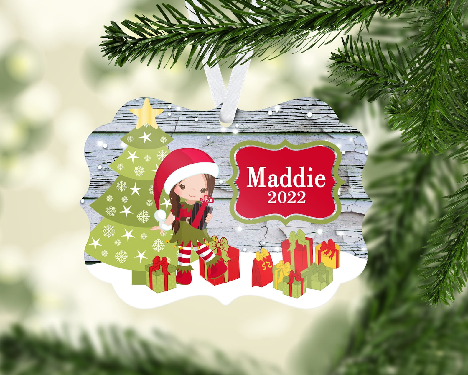 Personalized Kids Christmas Ornament Ornaments for Girls Etsy