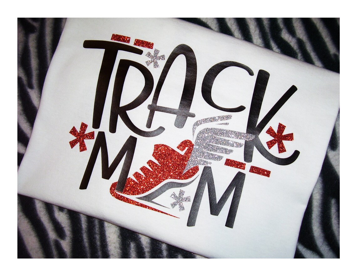 Track Mom TShirt Track and Field Spirit Wear Track Mom Etsy