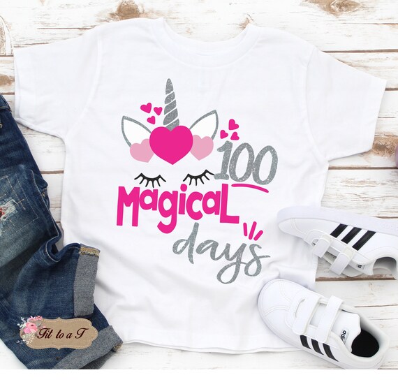 100 day unicorn shirt