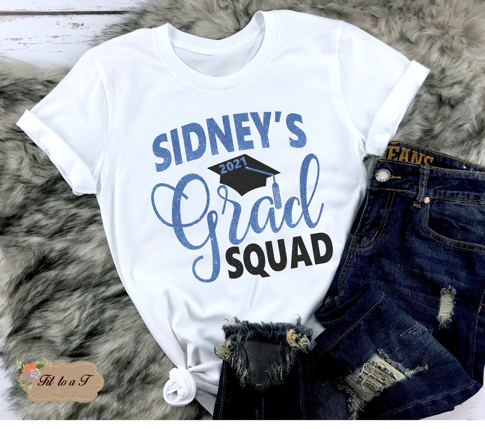 Personalized Grad Squad TShirt Graduation Shirt Matching Etsy