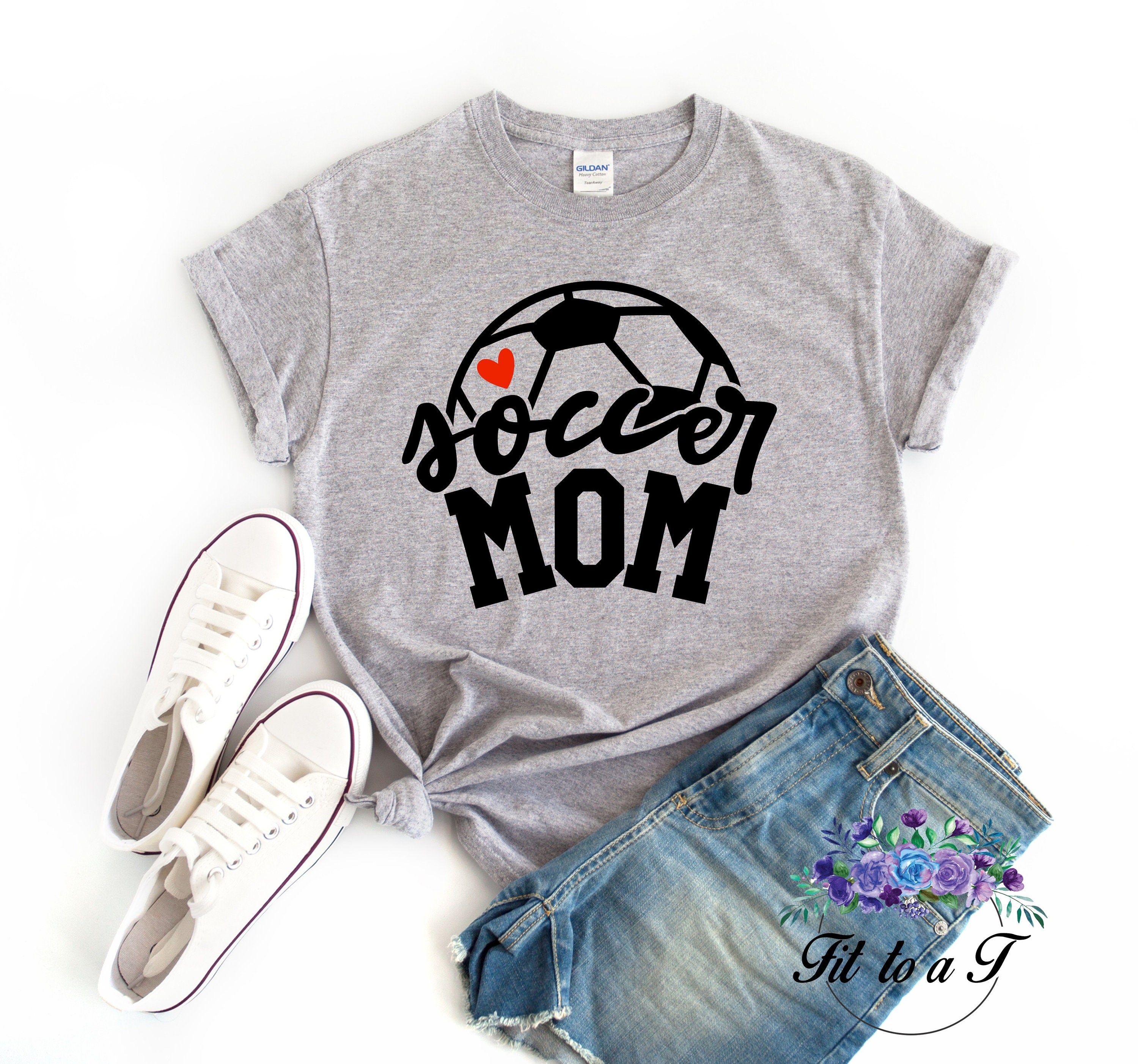 Soccer Mom T-Shirt Soccer Fan Wear Soccer Mom Soccer Spirit | Etsy