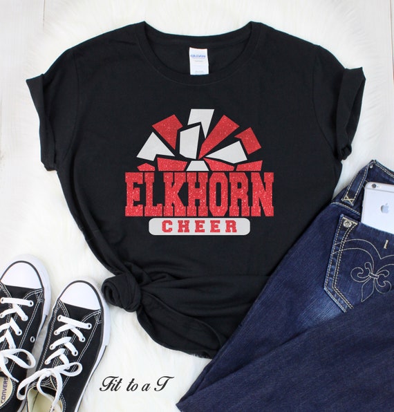 Glitter Cheer TShirt Cheer Camp TShirt Cheer Pracitce T Etsy