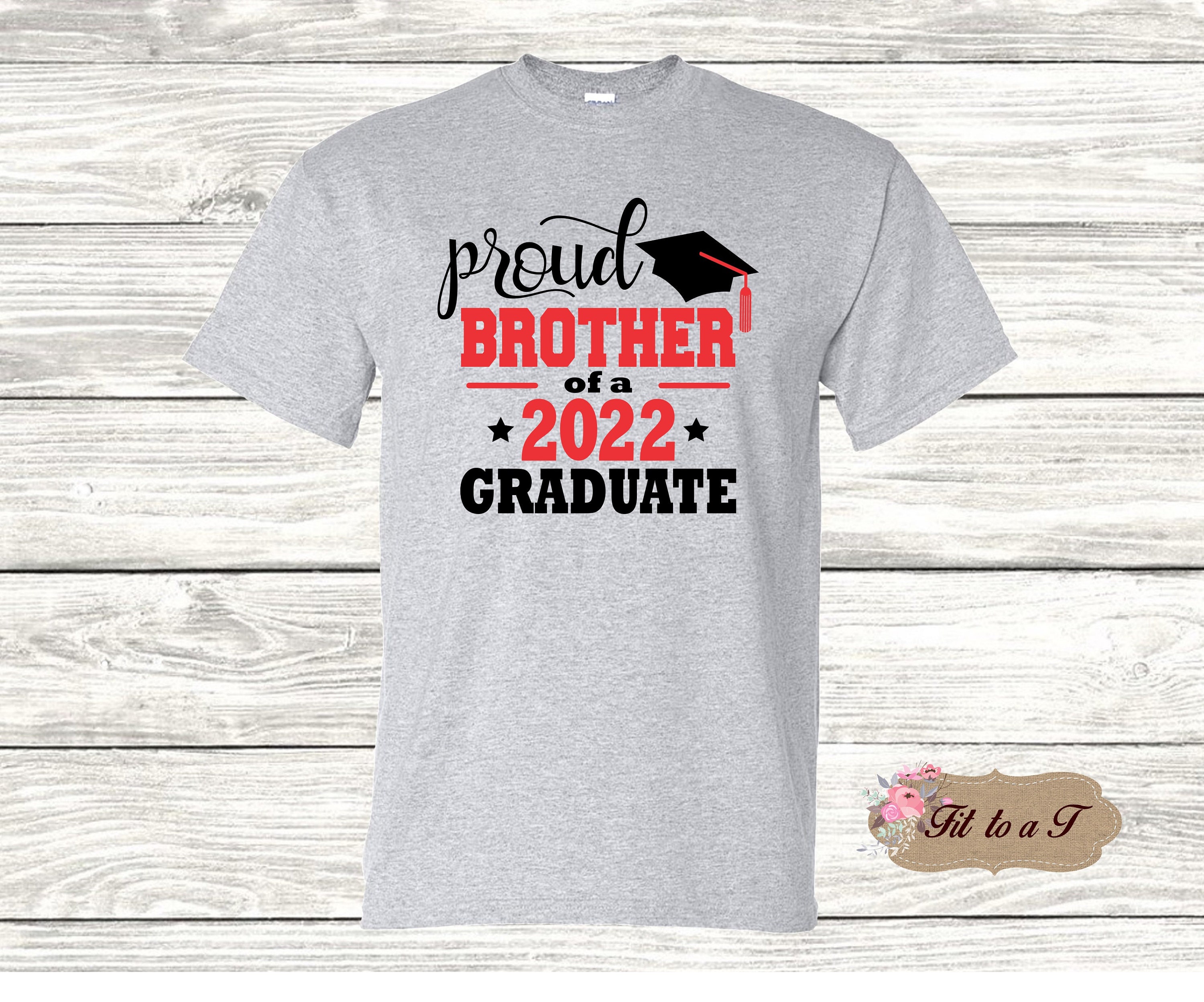 Proud Brother of a Graduate T-shirt Graduation Shirt - Etsy