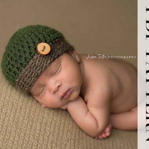 CROCHET PATTERN Baby Boy Hat, Baby Hat Crochet Pattern