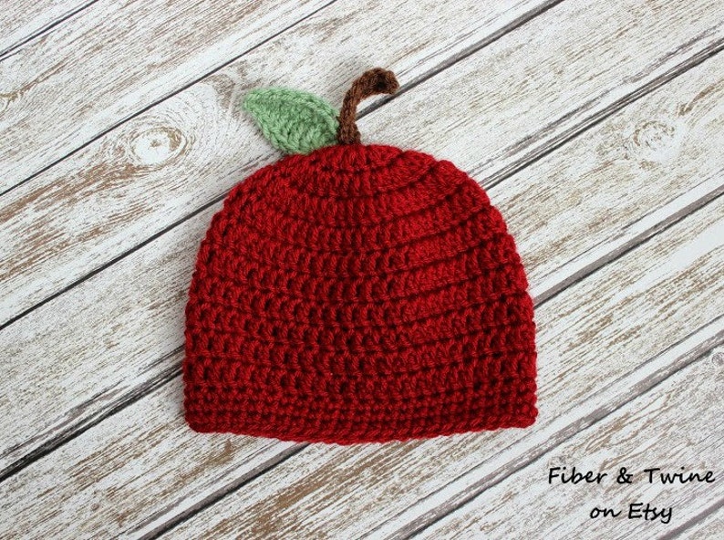 Baby Apple Hat Newborn Apple Hat Crochet Apple Hat Newborn | Etsy