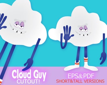 Cloud Guy Cutout! • Trolls Digital Print • Party Decor