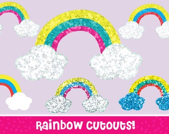 Rainbow Cutouts - Etsy