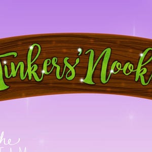 Digital Print • Tinkers Nook • 11X30 • Tinker Bell • Pixie Hollow
