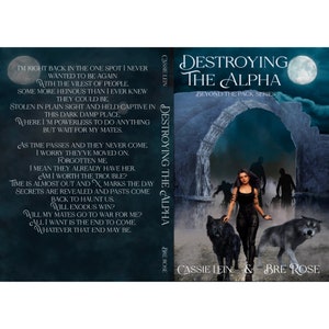 Destroying The Alpha by Cassie Lein Signed Paperback/Romance Novel/Dark Romance/PNR Romance/Smut Reader/Spicy Romance/Spicy Book/ Steamy Boo