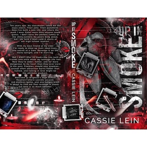 Up In Smoke by Cassie Lein Signed Paperback Romance Novel