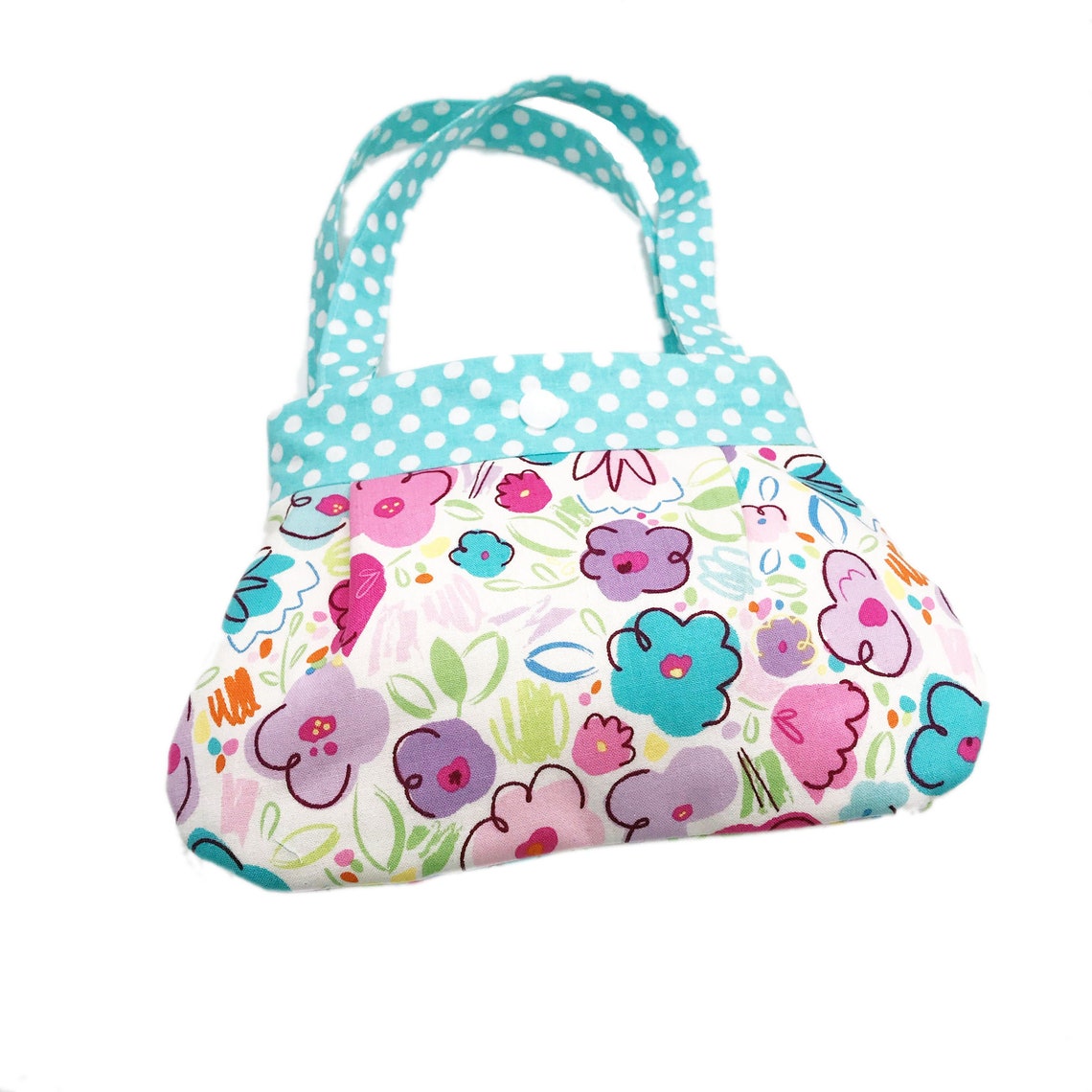 Floral print little girls purse toddler purse kids purse girl Etsy