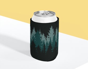 Blikjeskoelerhoes, Trees Coozie, bierkoeler, frisdrankhoes, bos