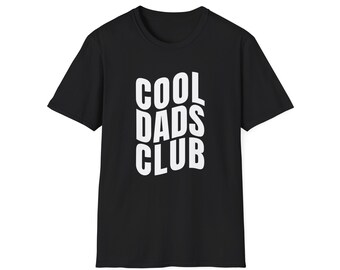 Cool vaders-shirt, cadeau voor vader, opa-kleding, shirt met golvend tekst