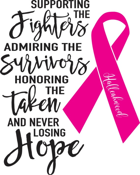 Cancer Espoir Citation Design Numerique Etsy France