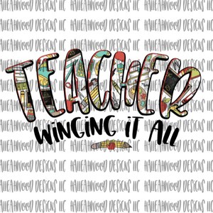 Teacher Winging it all- Digital Design