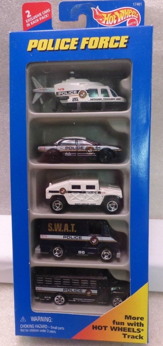 hot wheels police car set