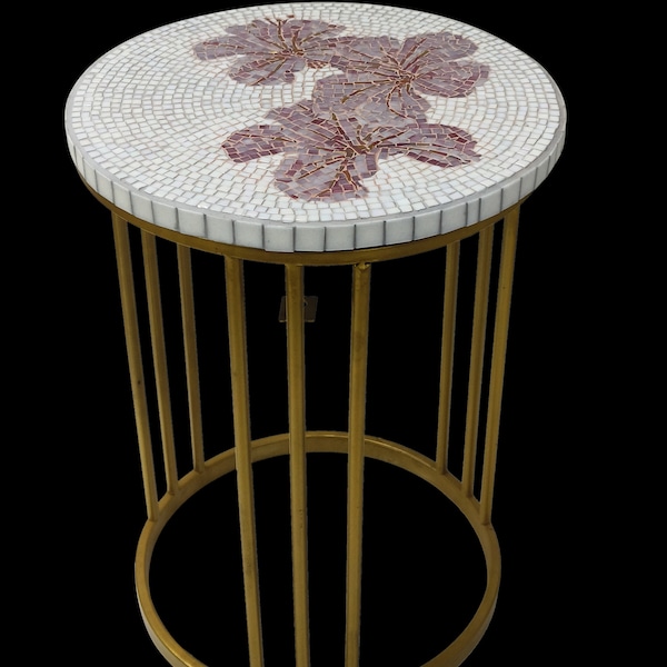 Mosaic Side Table - Etsy
