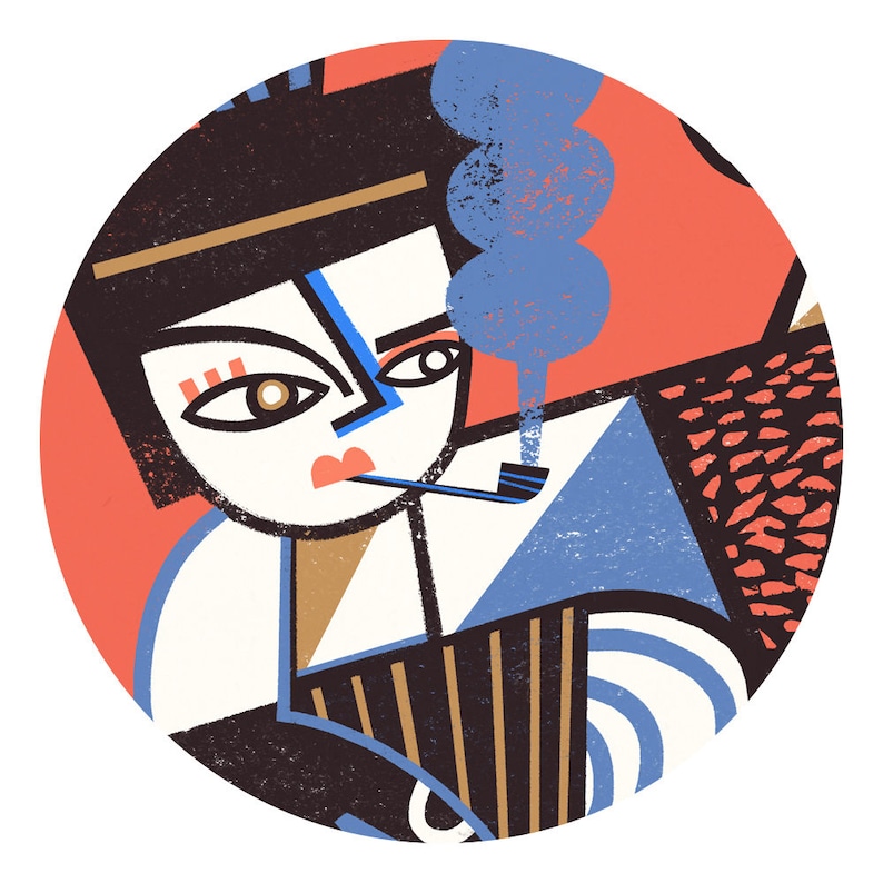 Girlfriends / Modern Art Print / Girls Illustration / Fine Art Etsy UK