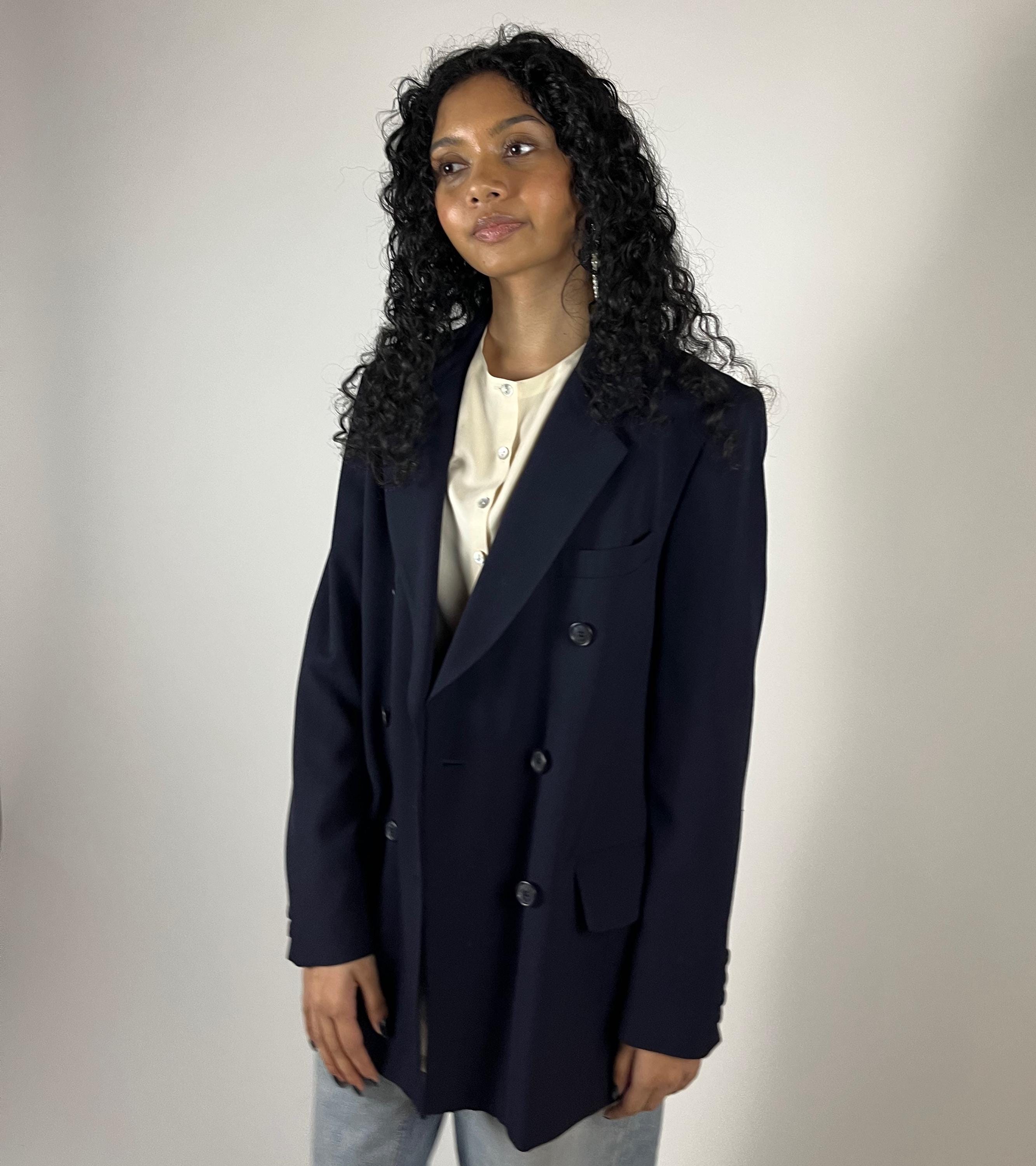 Double Breasted Navy Blue Blazers Womens - Etsy display picture 1