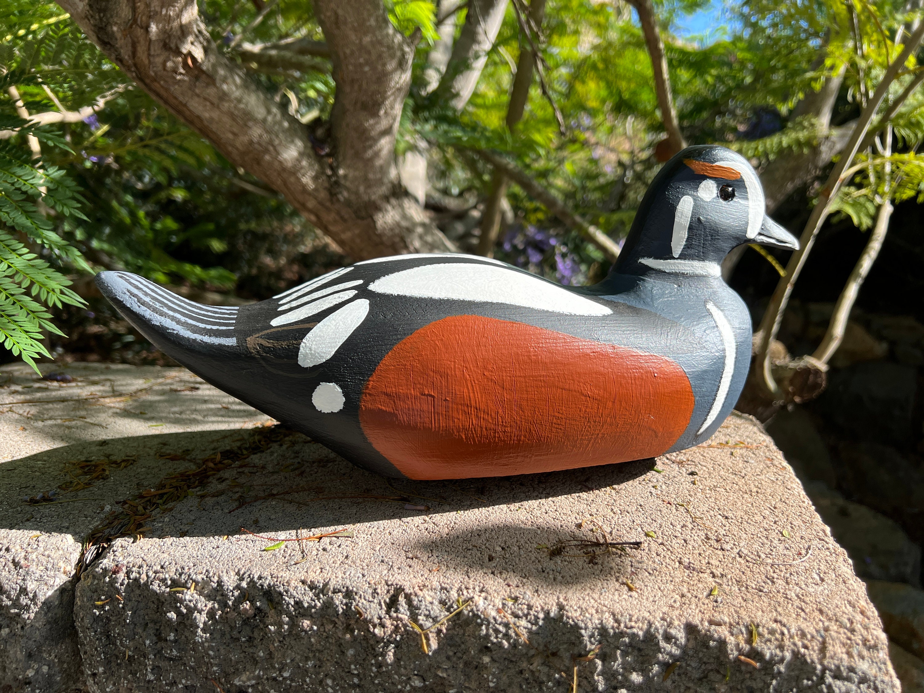 Harlequin Drake Hunting Decoy by Stan Vath - Etsy