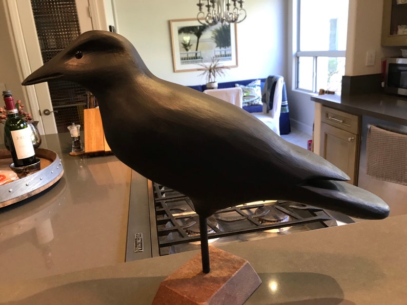 Crow Hunting Decoy 2 position model Stan Vath CA Etsy