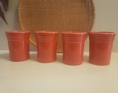 Set of 4 fiesta juice tumblers