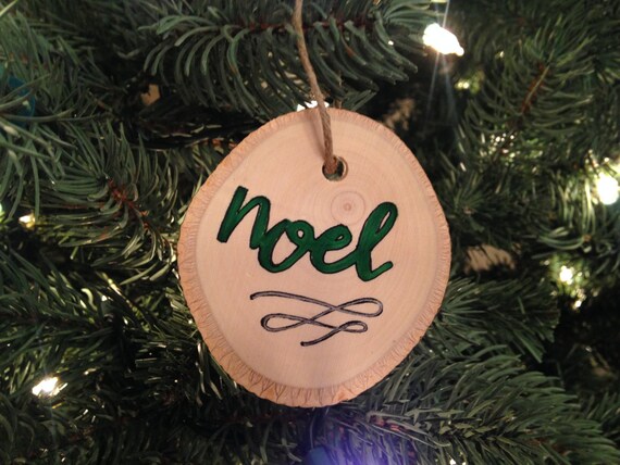 Items similar to Wooden Christmas Ornaments on Etsy