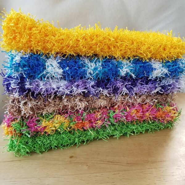 Handmade Dish Cloth/ Scrubbies/ Crochet Dish Towel/ Reusable Dish Cloth/ Crochet Scrubbie/Crochet Dish Cloth