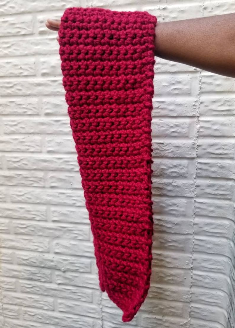 Chunky Crochet Scarf image 7