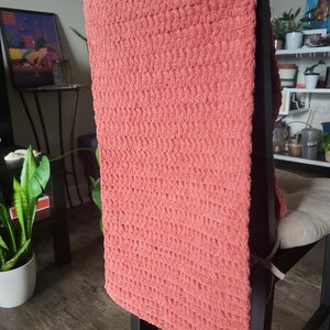 Burnt Orange Soft Chunky Scarf
