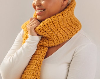 Chunky Crochet Scarf