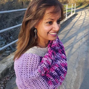 Handmade Custom Crochet Infinity Scarf image 5