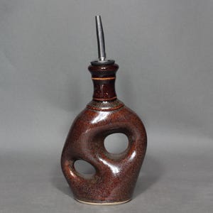 Olive Oil Dispenser In Teadust Glaze