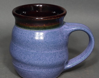 Stoneware Mug in Purple Glaze