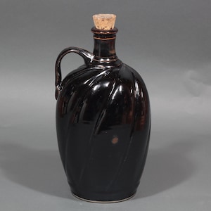 Large Jug in Tenmoku Glaze