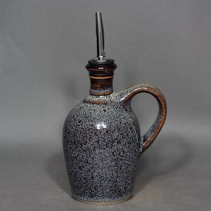 Distributeur d'huile d'olive, pichet d'huile en glaçage poule mouchetée