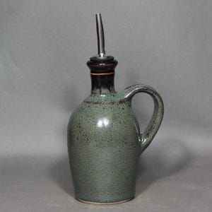 Olive Oil Dispenser, Oil Jug in Grenville Glaze