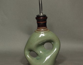 Olive Oil Dispenser In Kiwi Glaze